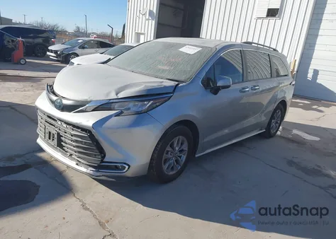 2022 Toyota Sienna Xle from USA, damaged, VIN 5TDYRKEC5NS081542